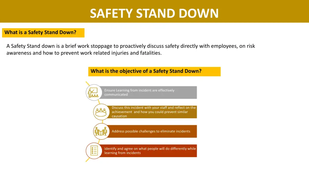 safety stand down