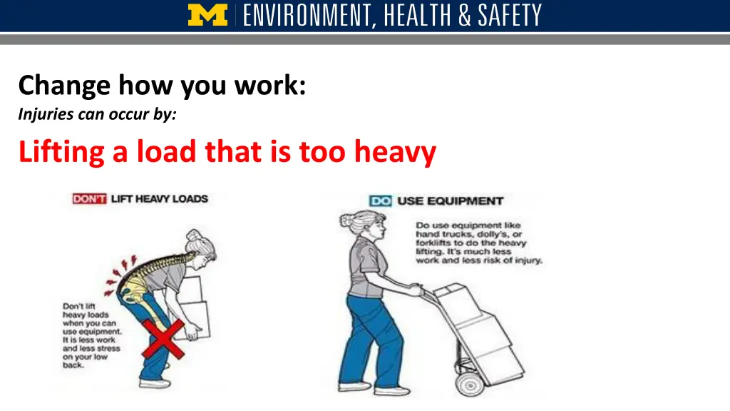 change how you work injuries can occur by lifting 2