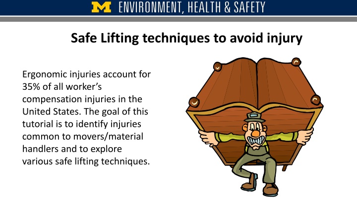 safe lifting techniques to avoid injury