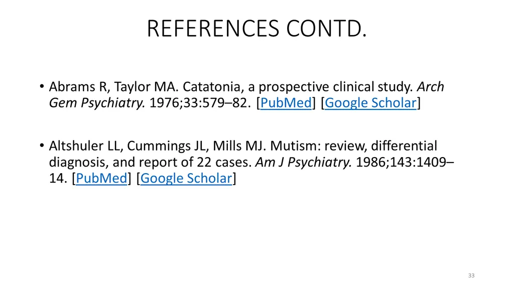 references contd