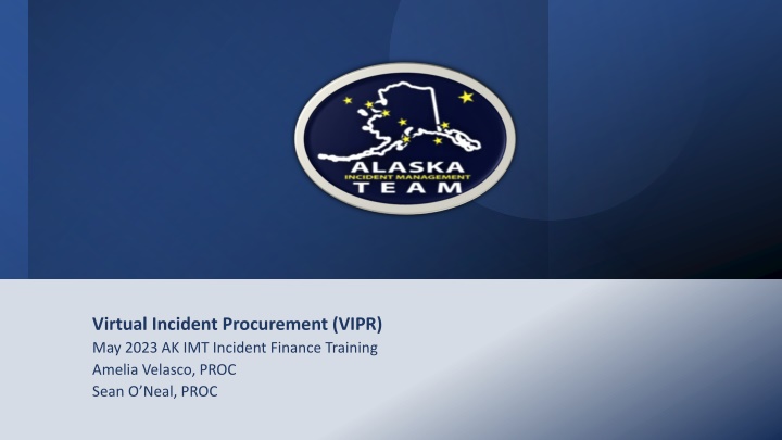 virtual incident procurement vipr may 2023