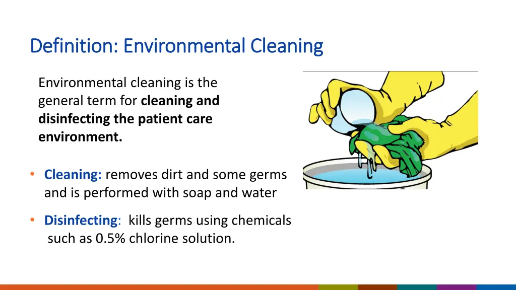 definition environmental cleaning definition