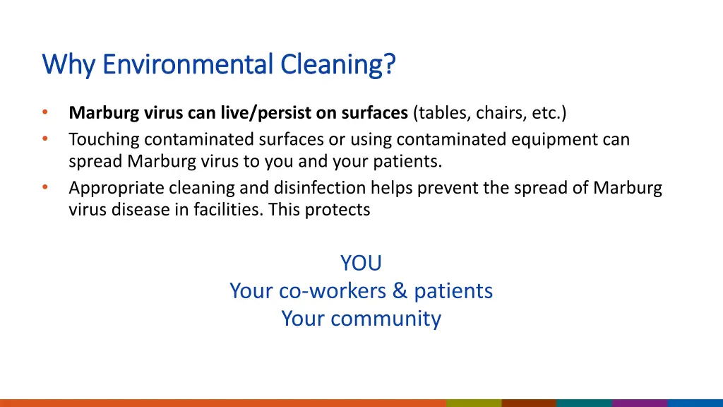 why environmental cleaning why environmental