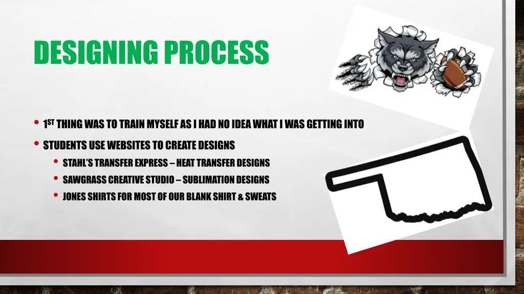 designing process