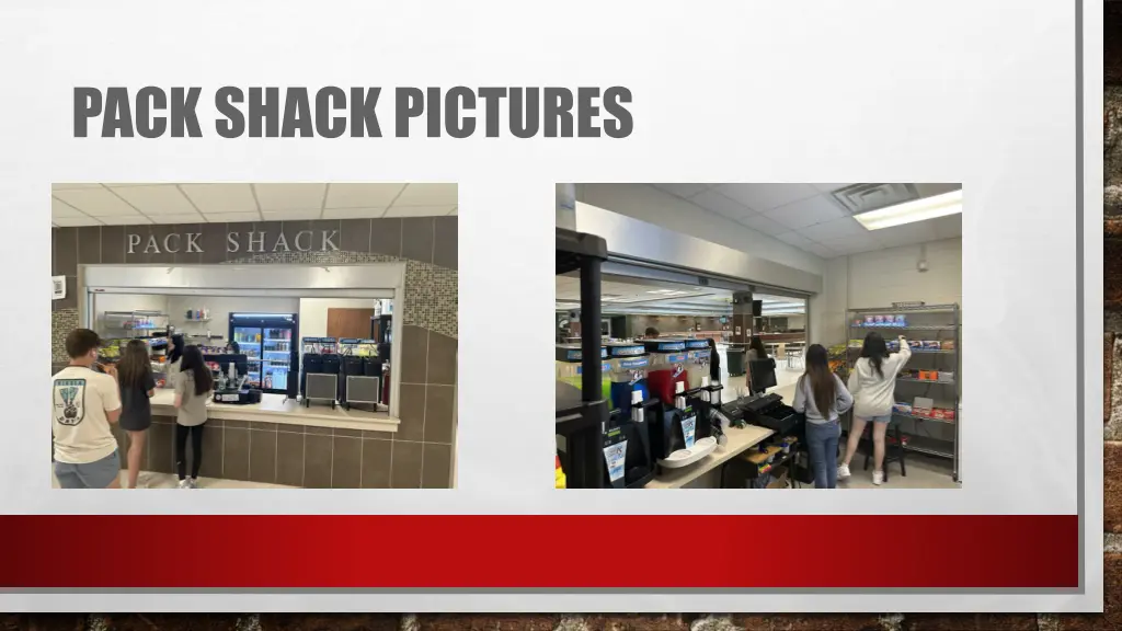 pack shack pictures