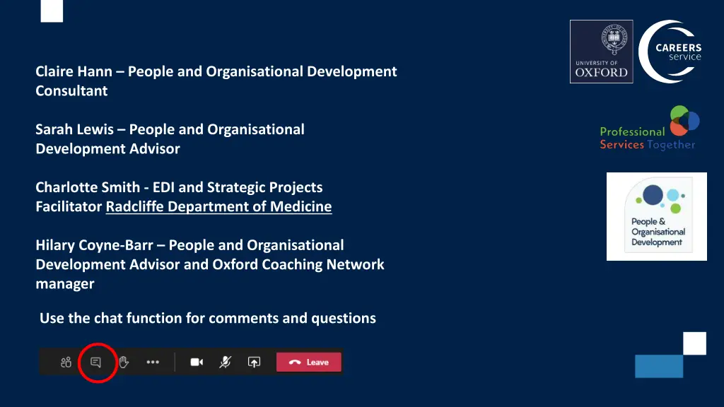 claire hann people and organisational development