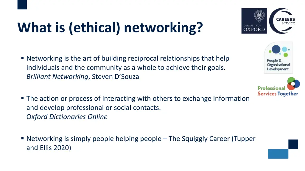 what is ethical networking
