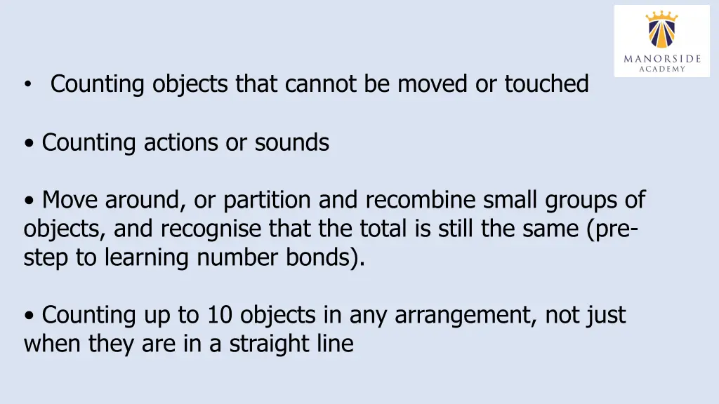 counting objects that cannot be moved or touched