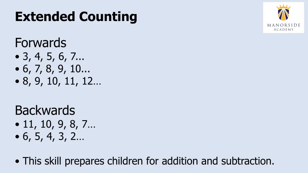 extended counting