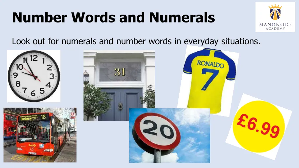 number words and numerals