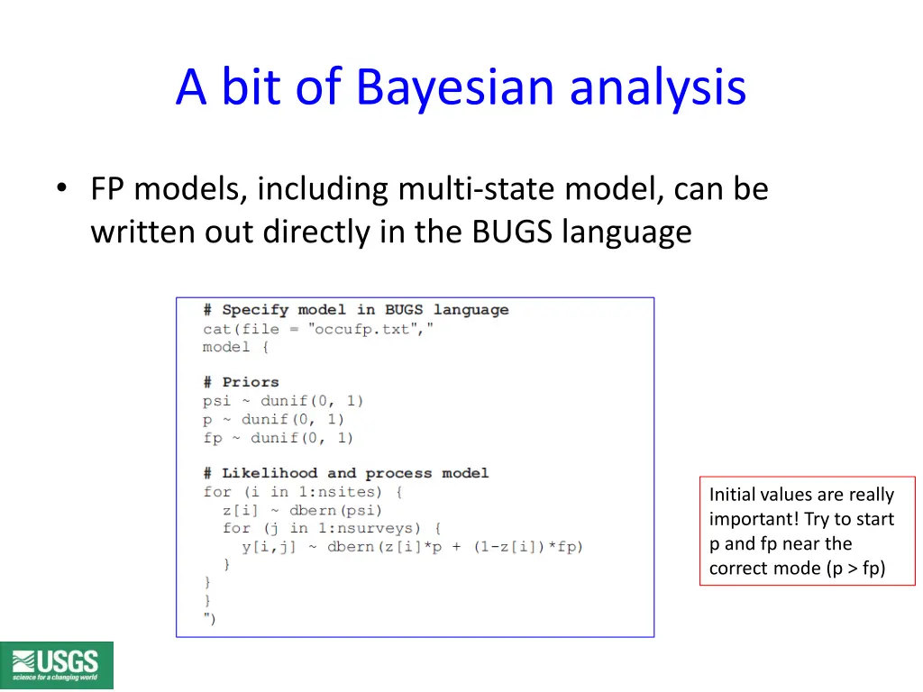 a bit of bayesian analysis