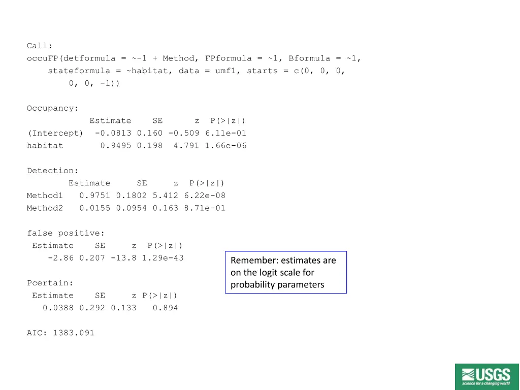 call occufp detformula 1 method fpformula