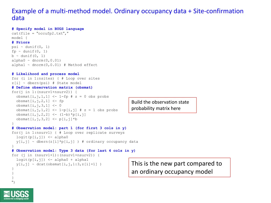 example of a multi method model ordinary