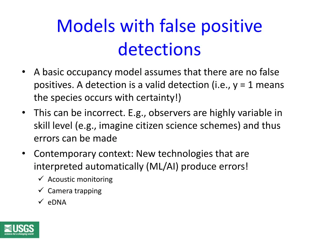 models with false positive detections 1