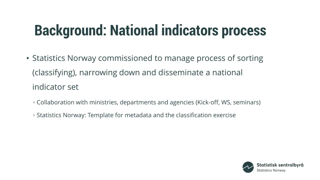 background national indicators process 1
