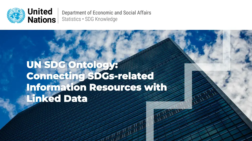 un sdg ontology un sdg ontology connecting sdgs