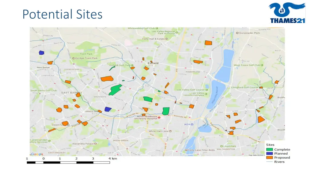 potential sites