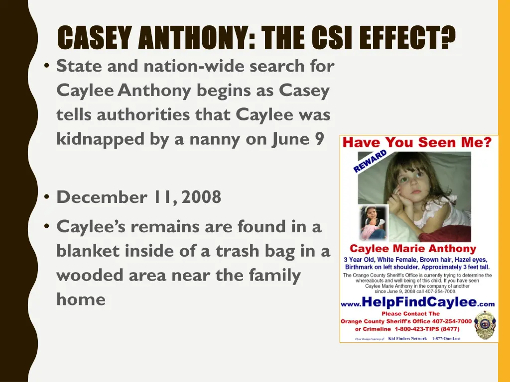 casey anthony the csi effect casey anthony 1