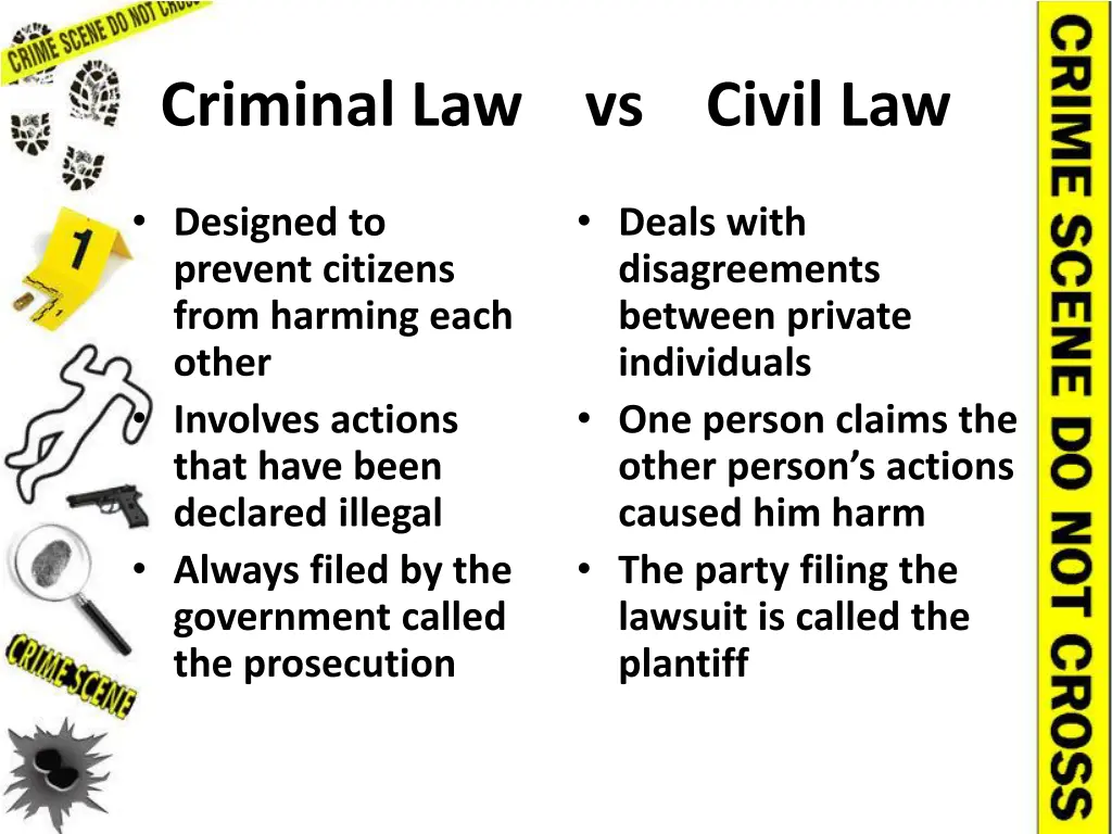 criminal law vs civil law