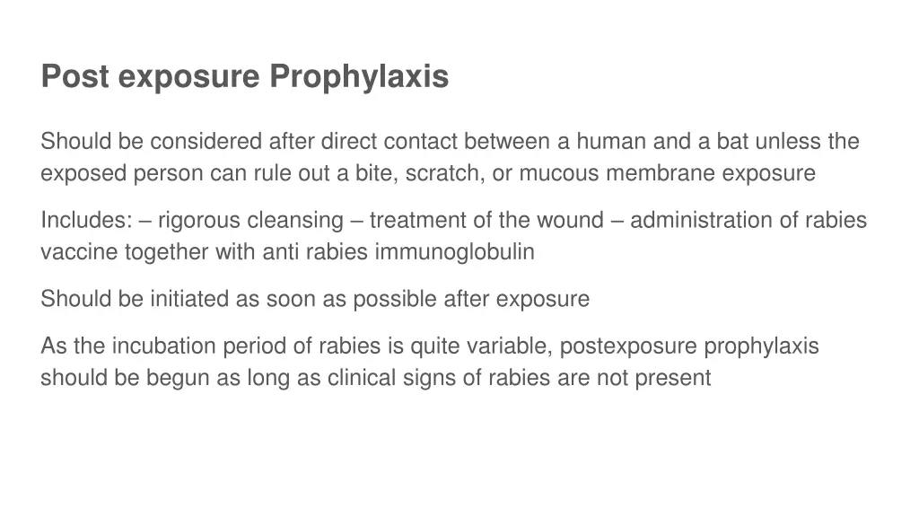 post exposure prophylaxis 1