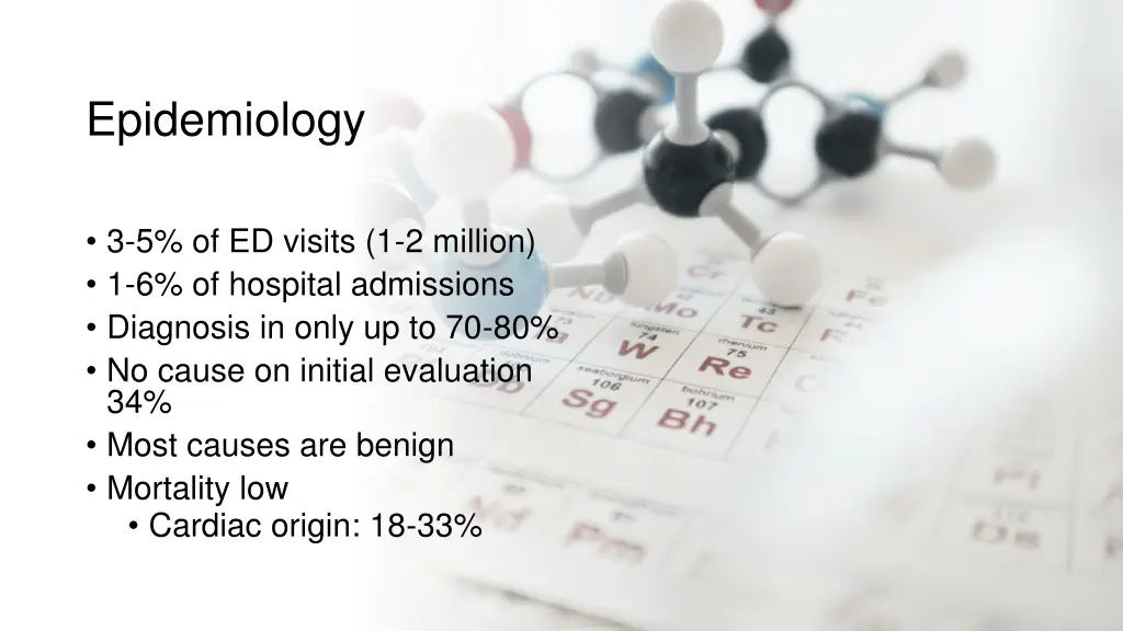 epidemiology