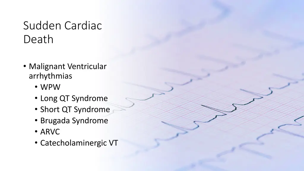 sudden cardiac death