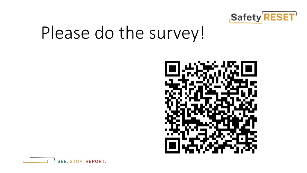 please do the survey