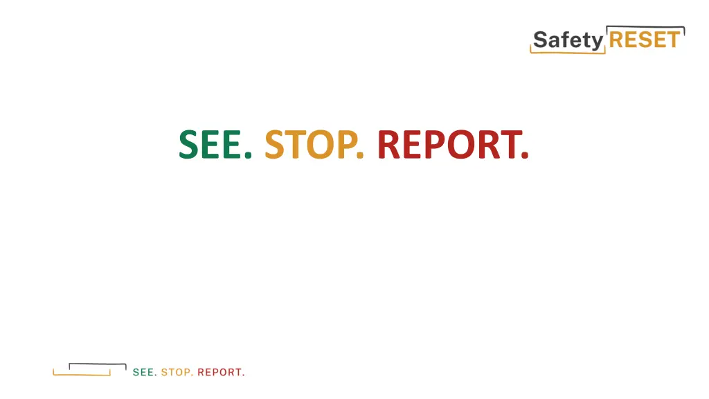 see stop report