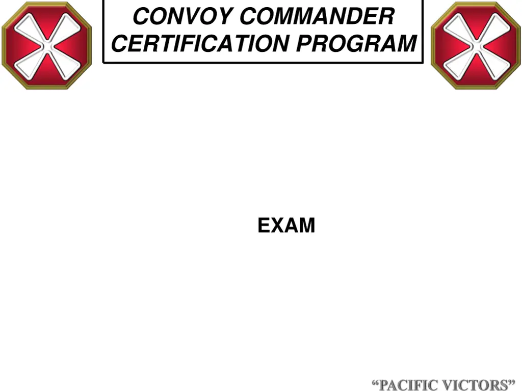 convoy commander certification program 20