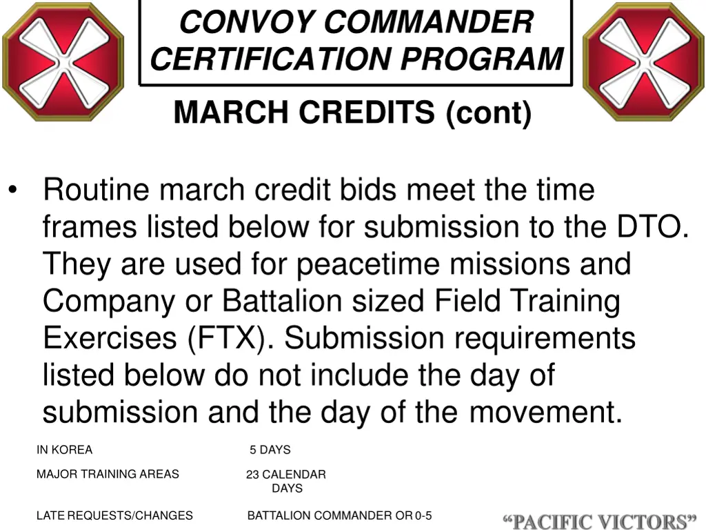 convoy commander certification program 7