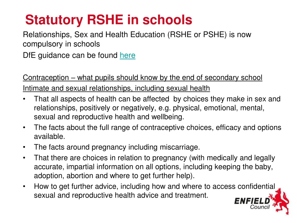 statutory rshe in schools relationships