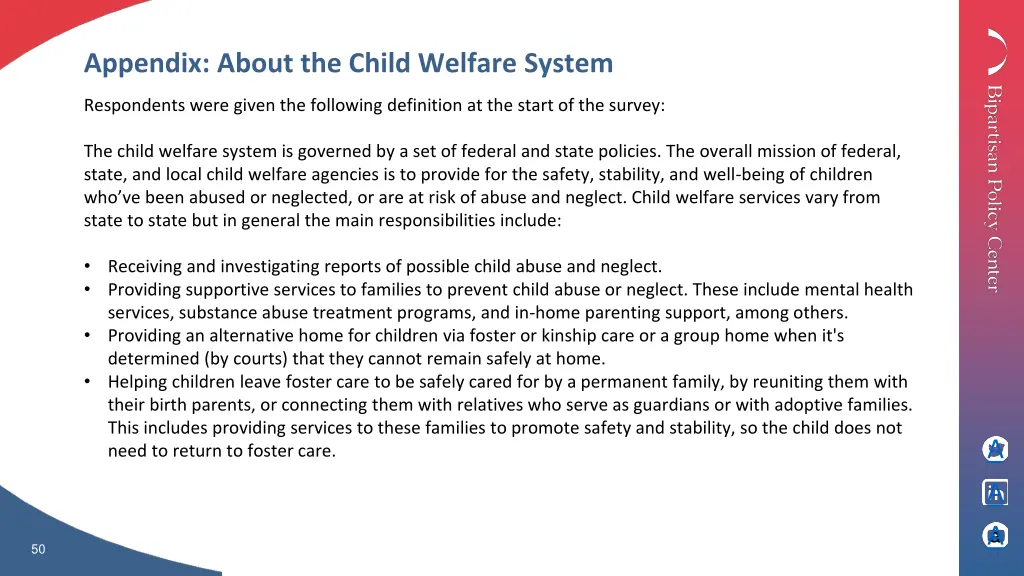 appendix about the child welfare system