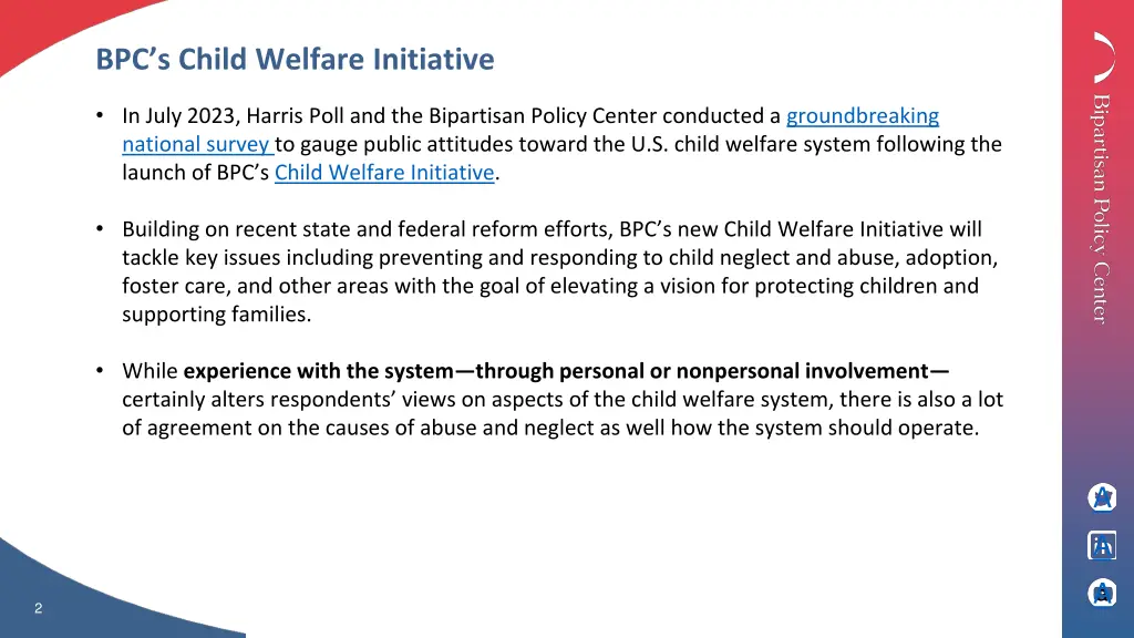 bpc s child welfare initiative