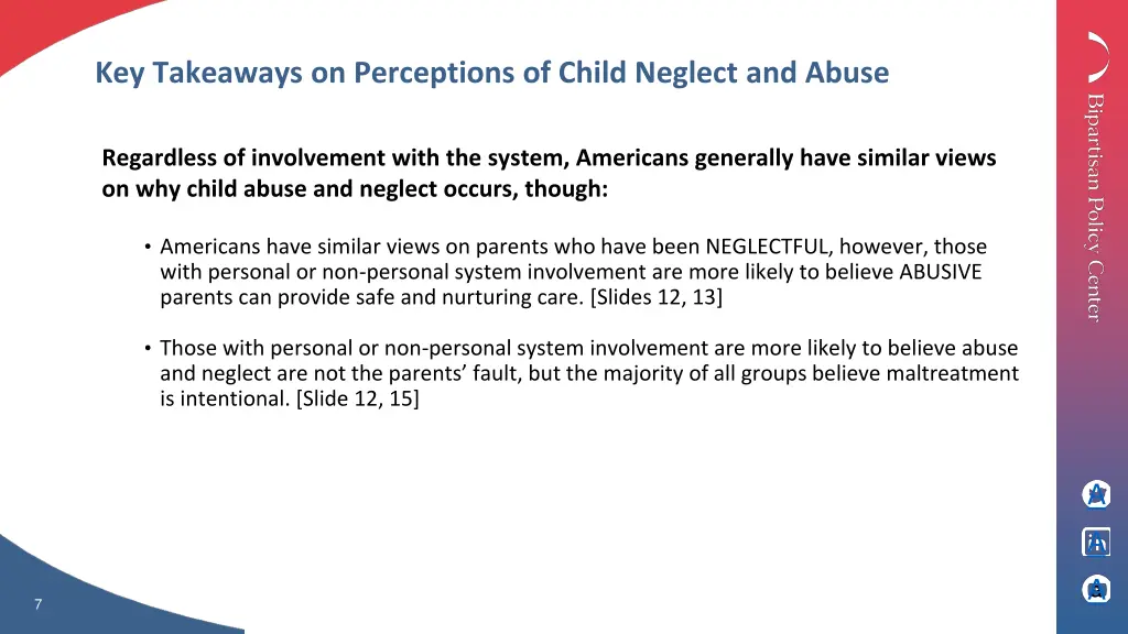 key takeaways on perceptions of child neglect