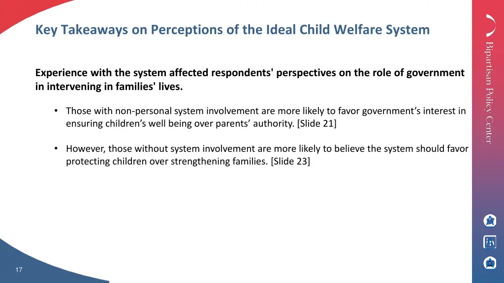 key takeaways on perceptions of the ideal child