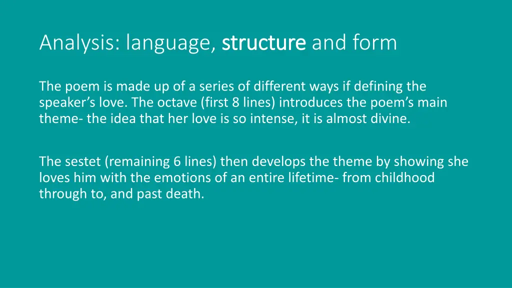 analysis language structure