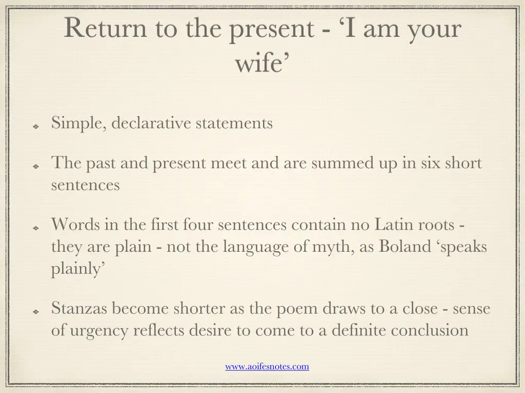 return to the present i am your wife