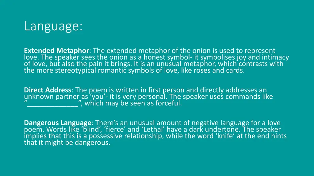 language