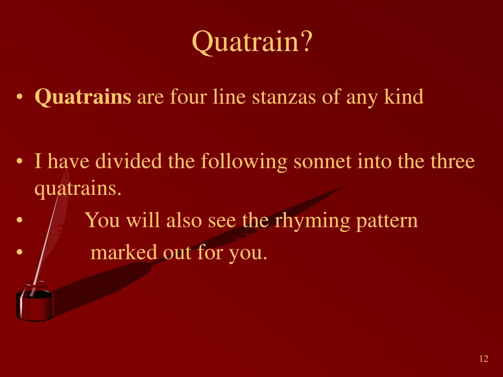 quatrain