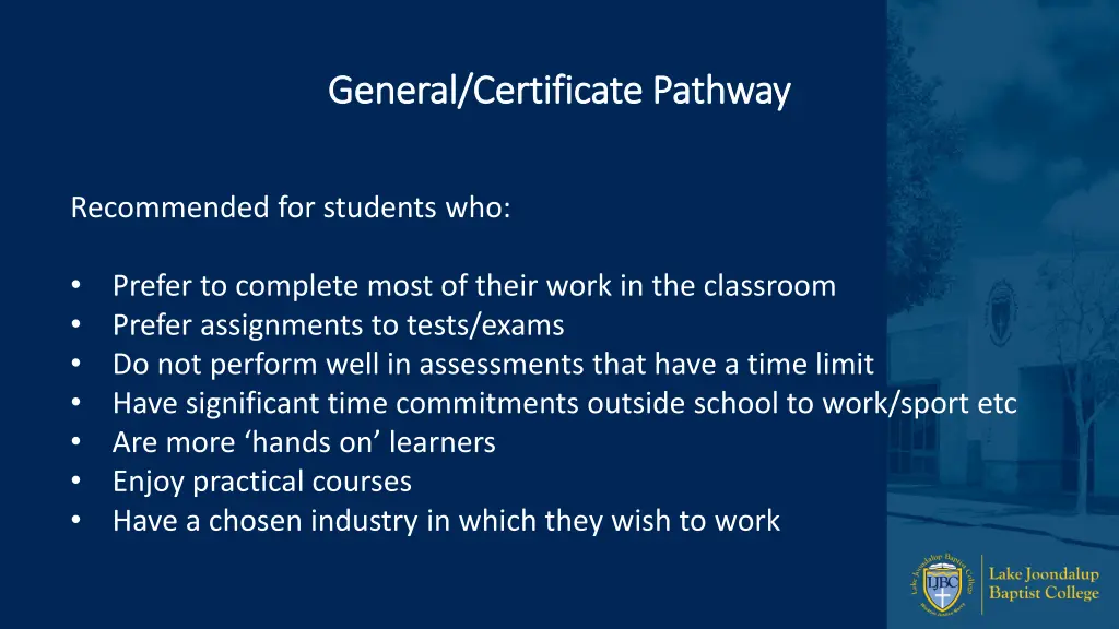general certificate pathway general certificate