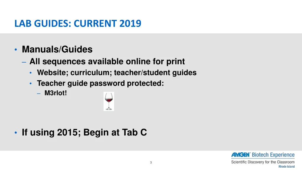 lab guides current 2019