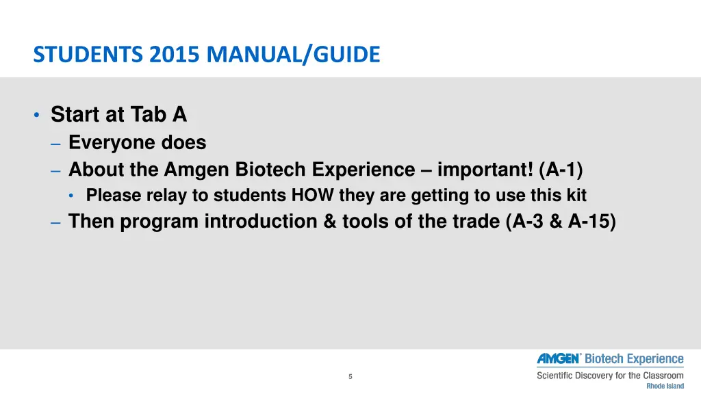 students 2015 manual guide