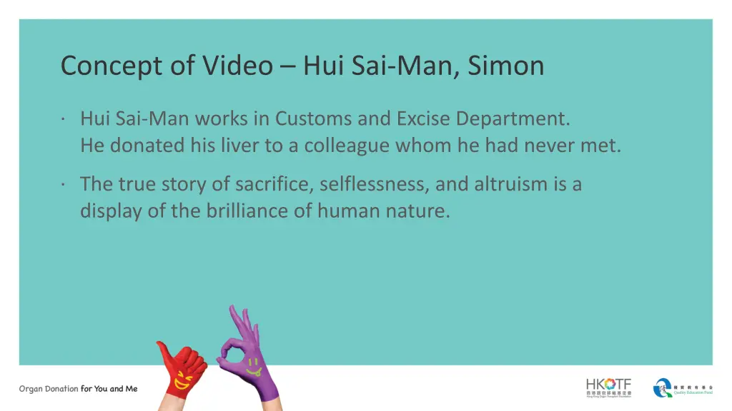 concept of video hui sai man simon