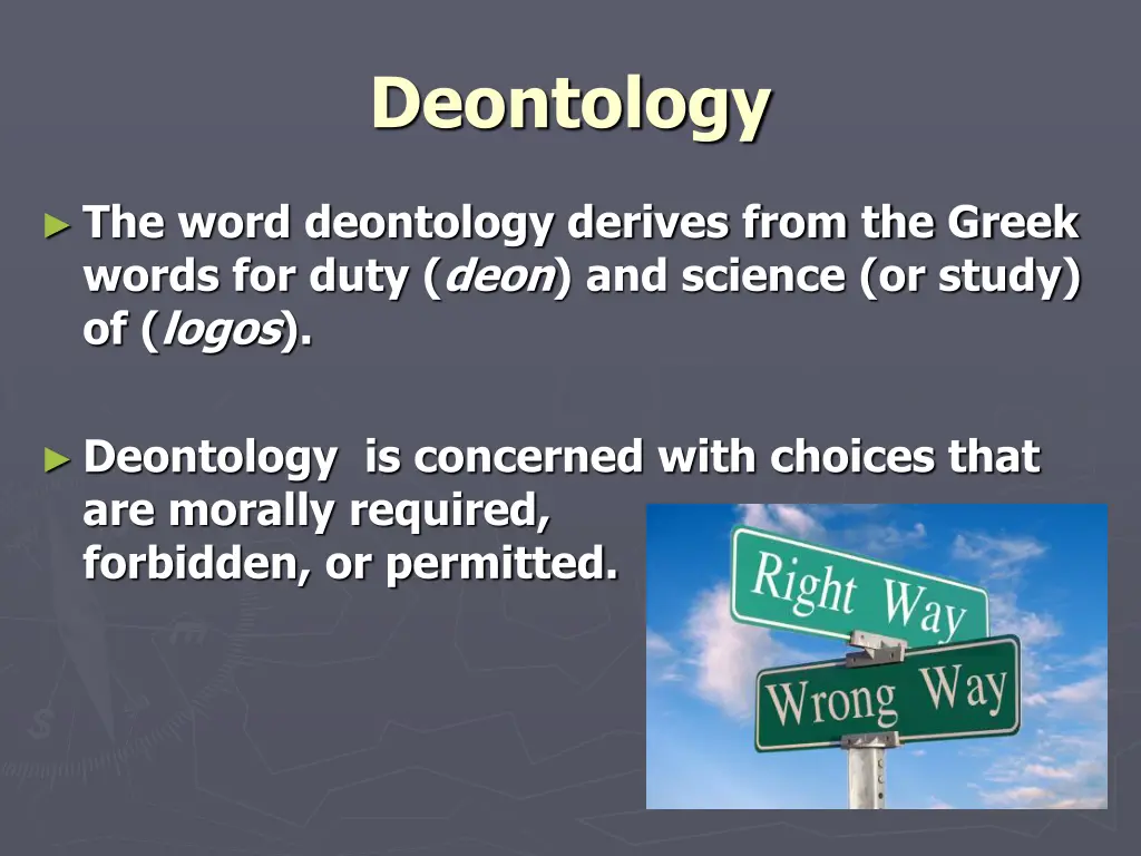 deontology