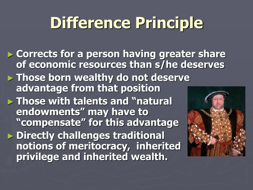 difference principle