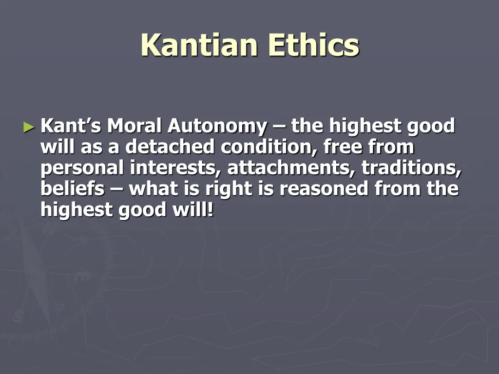 kantian ethics 1