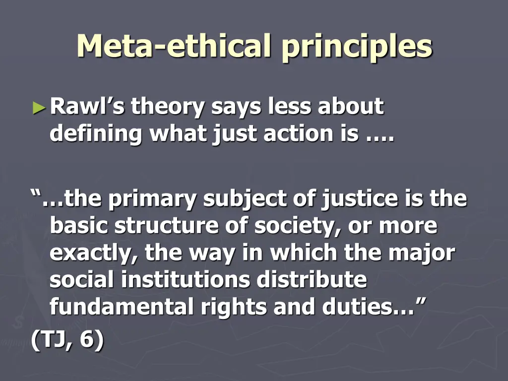 meta ethical principles