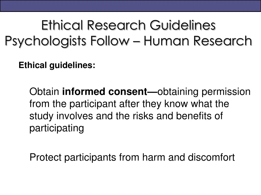 ethical research guidelines psychologists follow