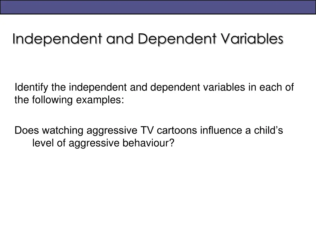 independent and dependent variables 1
