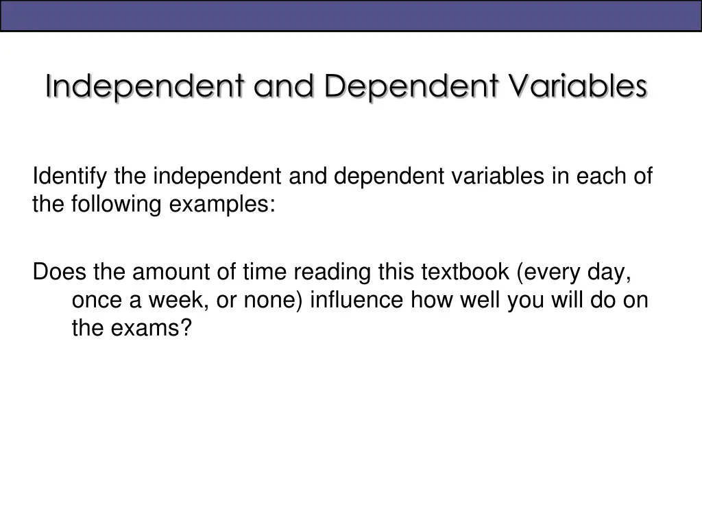 independent and dependent variables 2